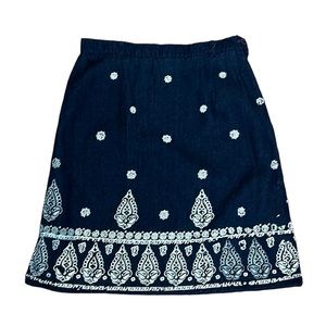 G.M.D. Clothing from Asia denim skirt white iron on design girls size L